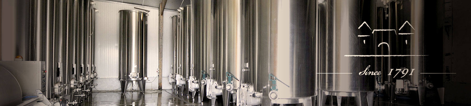 Wine cellar vats